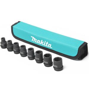 マキタ(Makita) ソケット 8pcs セット 差込角1/2インチ(12.7mm) E-02989 収納ケース付 インパクトレンチ [並行輸入品]｜loandlu