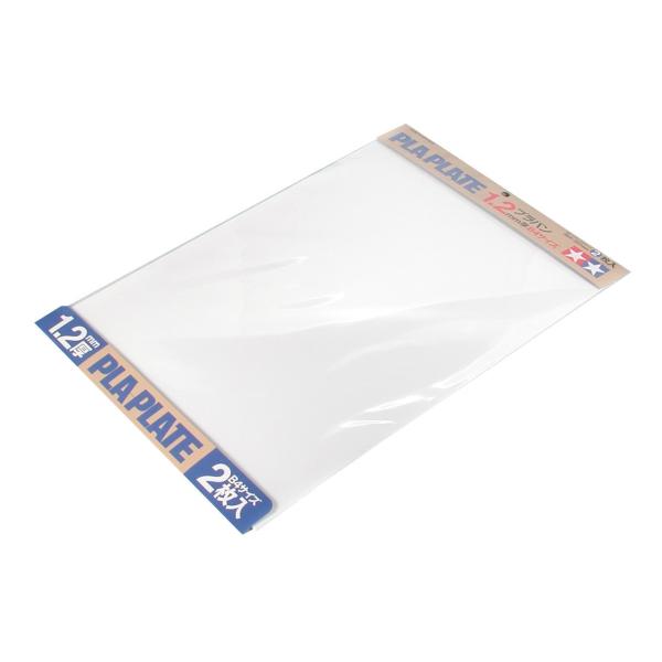 タミヤ 楽しい工作シリーズ No.125 白色プラバン 1.2mm厚 B4サイズ 2枚入 工作素材 ...