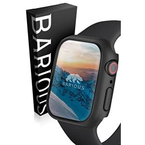 BARIOUS BARIGUARD3 for AppleWatch 41mm アップルウォッチ用 保護ケース ハードケース マットブラック Apple Watch Series8 Series7 対応｜loandlu