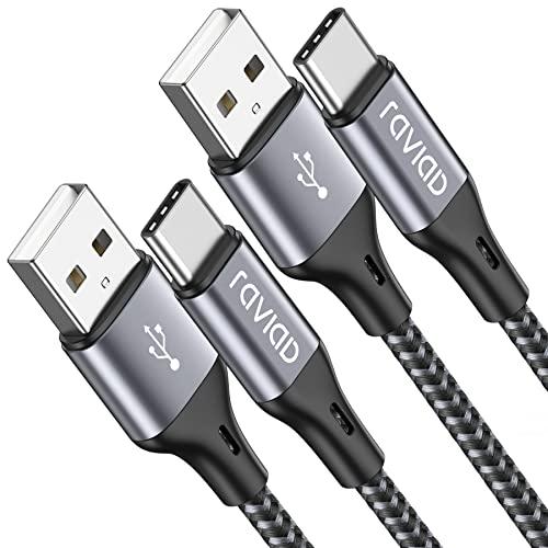 RAVIAD USB Type C ケーブル【1m/2本セット】タイプ C 3A 急速充電 高速デー...