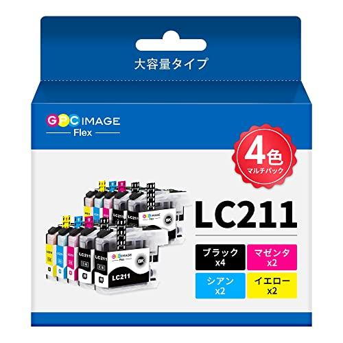 GPC Image Flex LC211 LC211-4PK ブラザー 用 インク LC211 大容...