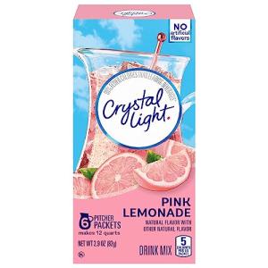 クリスタルライト(Crystal light) 粉末ジュース ピンクレモネード1箱 6袋入｜loandlu