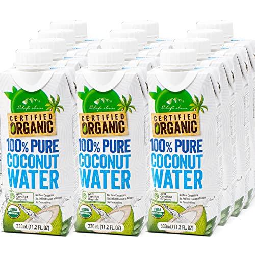 シェフズチョイス オーガニックココナッツウォーター330ml (6本/1箱) 無添加 Organic...