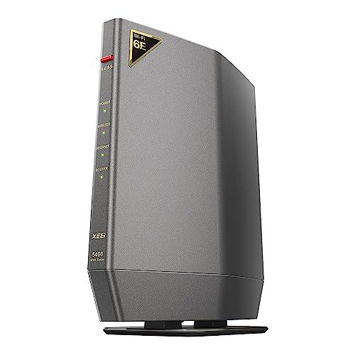 バッファロー ルーター 無線 LAN Wi-Fi 6E 11ax 6GHz AXE5400 トライバ...