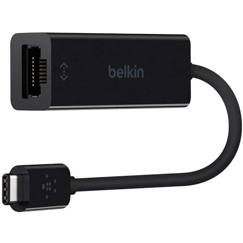 Belkin USB-C to Gigabit Ethernet 変換アダプター 有線LAN iPa...