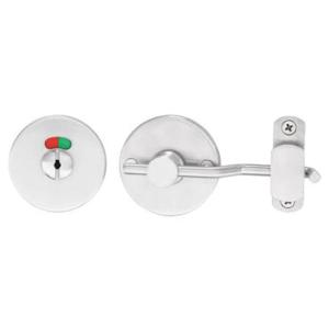 SOLEX トイレロック 表示錠 ステンレス製 トイレ お手洗い ドア用 開き戸 取り付け簡単 シルバー OC6N [並行輸入品]｜loandlu