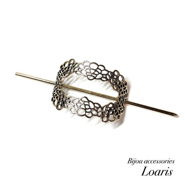 マジェステ かんざし 透かしデザイン 髪飾り