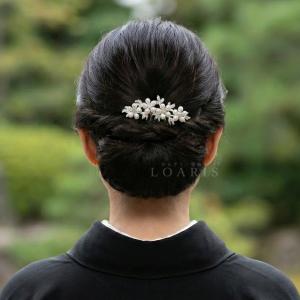 かんざし 髪飾り 留袖 黒留袖 和装 パール ...の詳細画像3
