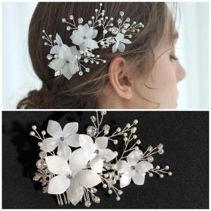 髪飾り パール かんざし ブライダル ウェディング フラワー