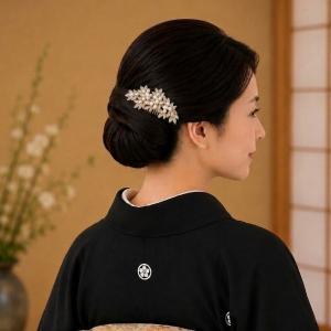 かんざし 髪飾り 留袖 黒留袖 和装 パール ...の詳細画像1