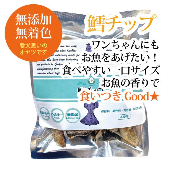 鱈チップ ミニパック (約15g) 一粒2cmくらいで食べやすい 犬用 猫用 無添加おやつ お魚ジャ...