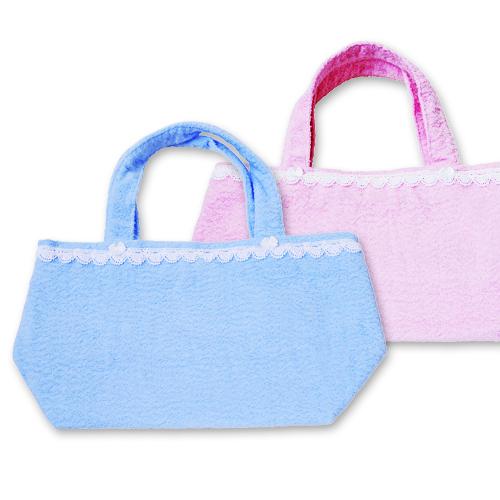 お出かけバッグ 愛犬とおそろい 色：ピンク / ブルー【今治タオルシリーズ】ペット 犬用 お出かけグ...