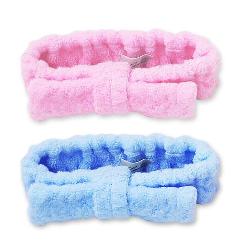 愛犬用イヤーバンド（サイズ：S・M・L / カラー：ベビーピンク・ベビーブルー） 綿100% スヌー...