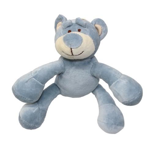 ふかふかオーガニックトイ　ブルーベア　シンプリーファイド【無着色のオーガニック素材のみで作られたペッ...