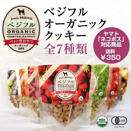 ベジフル 愛犬用オーガニック クッキー　★レギュラーパック★　たくさん入ってお買い得！（賞味期限：：...