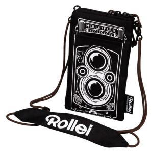 Rollei マルチポーチ RF-027 / ROLLEIFLEXとRollei35を両面にデザインしたポーチ｜locadesign