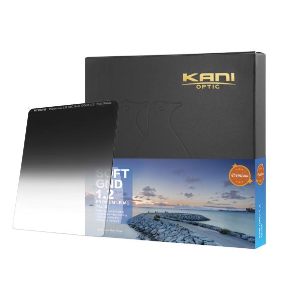 KANI 角型フィルター ハーフND16 プレミアムソフトGND 1.2 75x100mm (減光効...