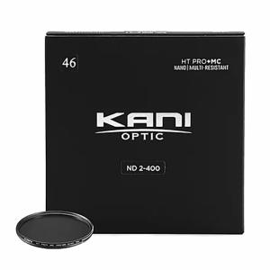 KANI 可変NDフィルター バリアブルND2-400 46mm (減光効果 1-8 3/2絞り分) / レンズフィルター 丸枠