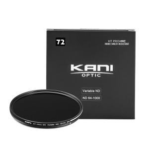 KANI 可変NDフィルター バリアブルND64-1000 72mm (減光効果 6-10絞り分) / レンズフィルター 丸枠