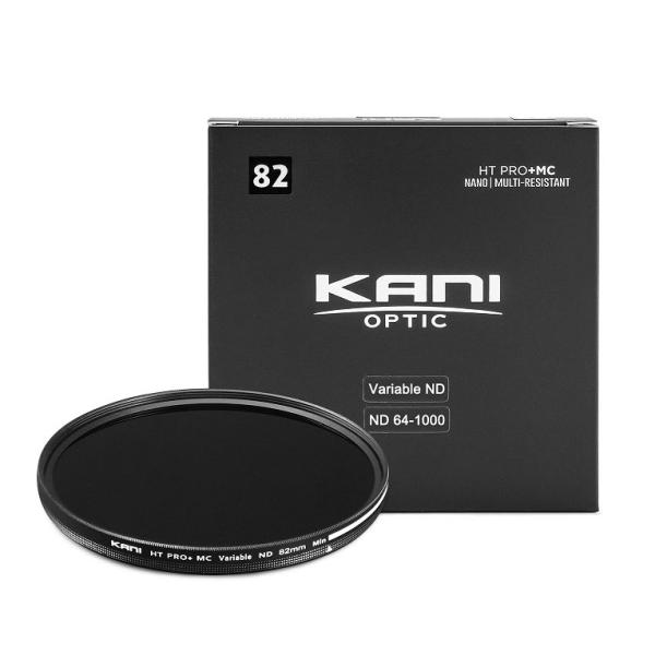 KANI 可変NDフィルター バリアブルND64-1000 82mm (減光効果 6-10絞り分) ...