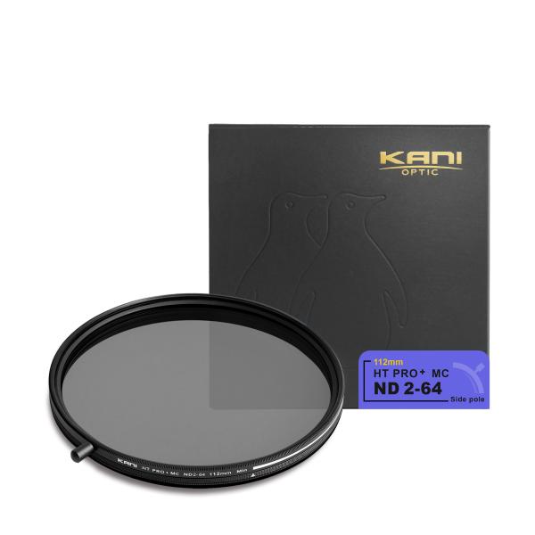 KANI 可変NDフィルター バリアブルND2-64 112mm 着脱式回転ノブ付 (減光効果 1-...