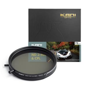 KANI バリアブル ND2-400+CPL 72mm / 可変NDフィルター + 円偏光フィルター