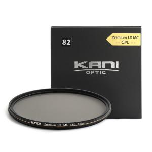 82mm CPLフィルター プレミアムサーキュラーPL 薄枠 KANI