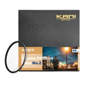 KANI シネマディフュージョンフィルター No.2 49mm / CDF ブラックミスト ポートレート 夜景 イルミネーション 丸枠｜locadesign