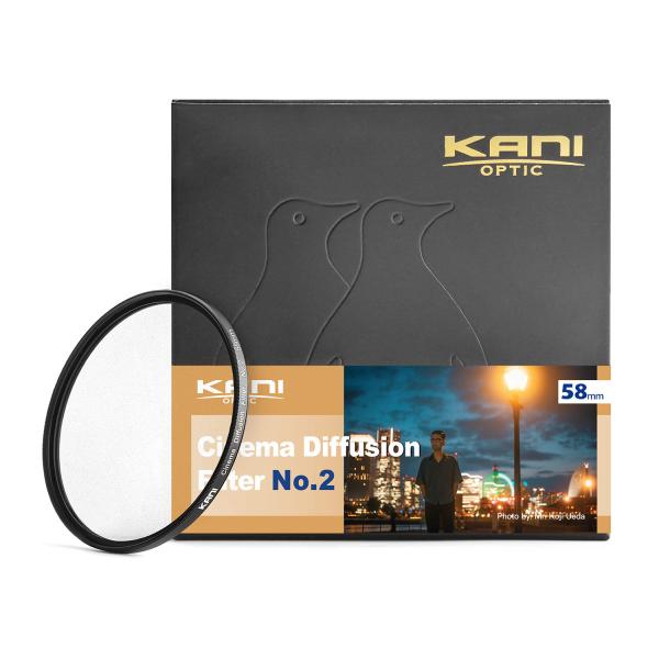KANI シネマディフュージョンフィルター No.2 58mm / CDF ブラックミスト ポートレ...