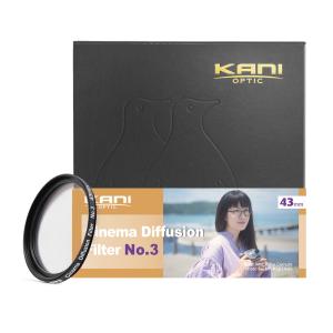 KANI シネマディフュージョンフィルター No.3 43mm / CDF ブラックミスト ポートレート 夜景 イルミネーション 丸枠｜locadesign