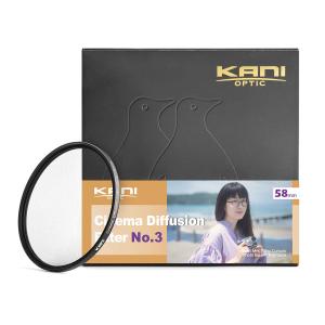 KANI シネマディフュージョンフィルター No.3 58mm / CDF ブラックミスト ポートレート 夜景 イルミネーション 丸枠｜locadesign
