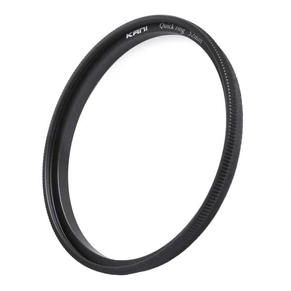 KANI クイックリング 52mm 落下防止紐なし/ レンズフィルター用アダプター