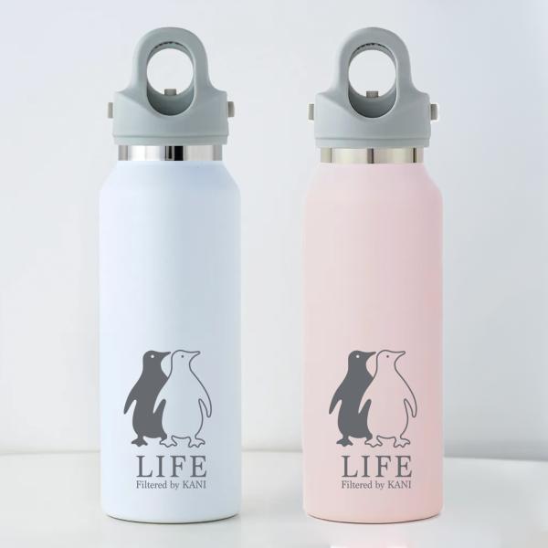 KANI 真空断熱ボトル12oz slim(355ml) カラビナ付