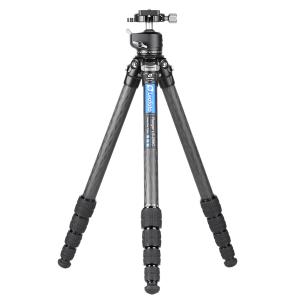 Leofoto LS-255C+LH-30 カーボン三脚 自由雲台セット/パイプ径25mm 5段 ミラーレス 一眼レフ用三脚