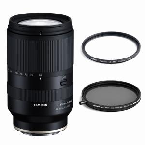 Tamron (タムロン) 18-300mm F/3.5-6.3 Di III A VC VXD + KANI ND2-64 + プレミアムプロテクター フィルター2枚セット / Sony Eマウント APS-C 交換レンズ