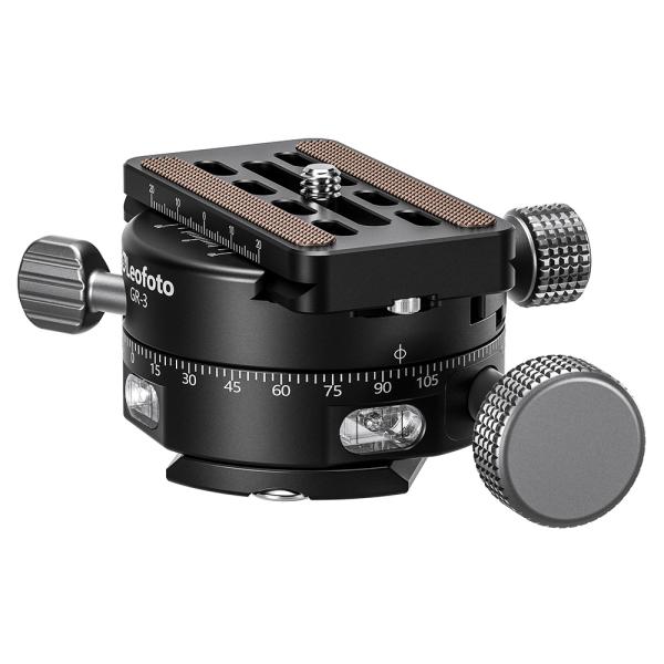 Leofoto (レオフォト) GR-3 パノラマギア雲台(QP-70N付)