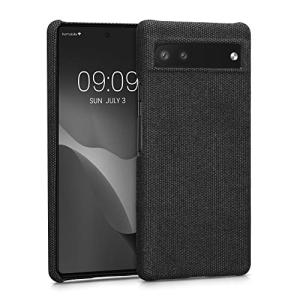 kwmobile 対応: Google Pixel 6a 用 保護ケース - TPU スマホ 布 ファブリック カバー