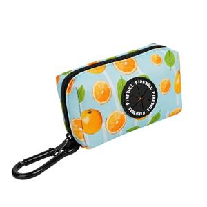 ルナリ フルーツ柄 ペット用 マナーポーチ カラビナ付き お散歩グッズ トイレ袋 エチケット袋 トリーツポーチ