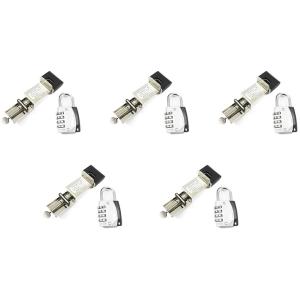 ドアジョイナー＋符号南京錠付 扉厚40MM用　5個セット