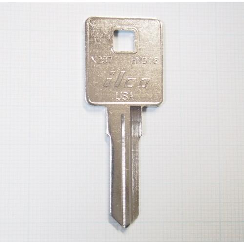 ハーレー　スポーツスター 2012- (B)　ブランクキー　HYD15 ILCO 合鍵材料