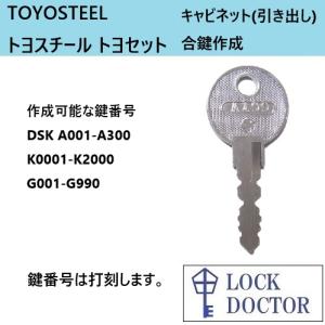 UCHIDA(ウチダ,内田洋行)デスク・机 合鍵 鍵番号打刻 スペアキー A印 B