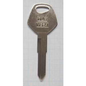 V964 ブランクキー　合鍵材料　スズキ　GSR250　1本単位　左溝タイプ