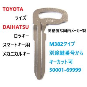 ダイハツ スマートキー用 メカニカルキー VE868 ブランクキー 合鍵材料
