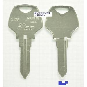 ハーレー　ブランクキー　X125 ILCO 合鍵材料 スペアキー材料