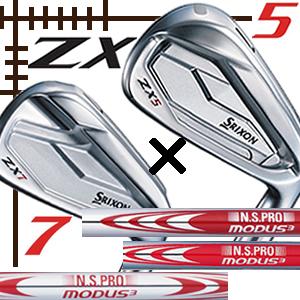 スリクソン　ZX5/ZX7　コンボアイアン　6本(5番〜P)セット　NSプロ　モーダス3　シリーズ　カスタムモデル　ハドラスコーティング
