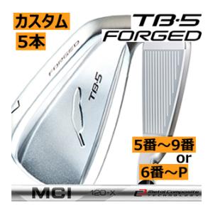 フォーティーン　TB-5　フォージド23　アイアン　5本(5番〜9番 or 6番〜P)セット　フジク...