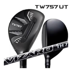 ホンマ　TW757　ユーティリティ　VIZARD　TH　7　カーボンシャフト　ハドラスコーティング｜lockon