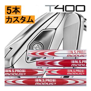 タイトリスト　T400　アイアン　5本(7番〜9番・P・43度)セット　NSプロ　モーダス3　シリー...