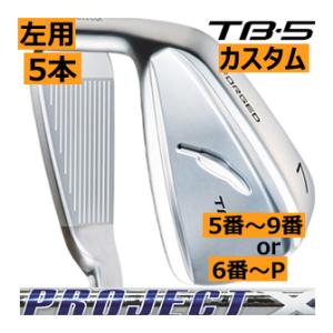 レフティ　フォーティーン　TB-5　フォージド　アイアン　5本(5番〜9番 or 6番〜P)セット　プロジェクトX　LZシリーズ　カスタムモデル　ハドラス｜lockon