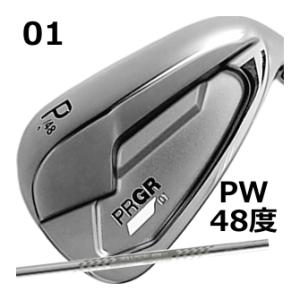 プロギア　01　アイアン　単品　PW(48度)　/48レーザー印字　スペックスチールIII Ver.2シャフト　23年モデル　23年モデル　ハドラスコーティング｜lockon